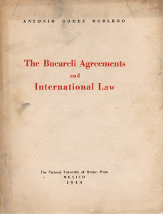 Imagen cubierta: The Bucareli Agreements and International Law