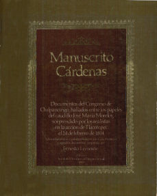 Imagen cubierta: Manuscrito Cárdenas