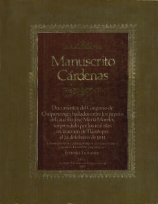 Imagen cubierta: Manuscrito Cárdenas