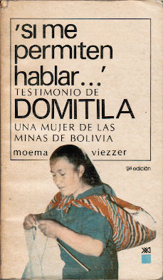Imagen cubierta: Si me permiten hablar… testimonio de Domitila, una mujer de las minas de Bolivia