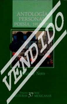 Imágen cubierta: Antología personal: Poesía, 1915-1974