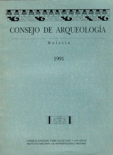 Imagen cubierta: Consejo de arqueología. Boletín, 1991