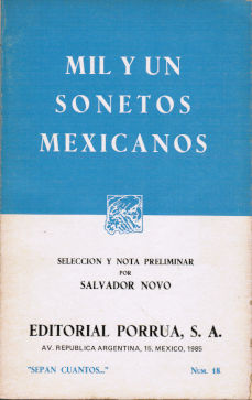 Imágen cubierta: Mil y un sonetos mexicanos
