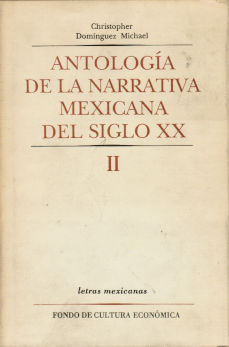 Imágen cubierta: Antología de la narrativa mexicana del siglo XX, Tomo II