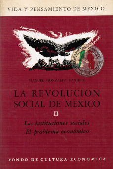 Imágen cubierta: Revolución social de México, Tomo II: Las instituciones sociales-el problema económico