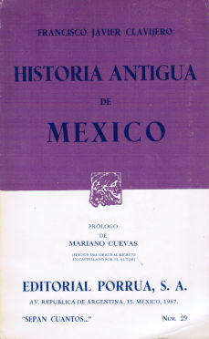 Imagen cubierta: Historia Antigua de México