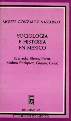 Imagen cubierta: Sociología e historia en México