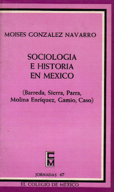 Imagen cubierta: Sociología e historia en México