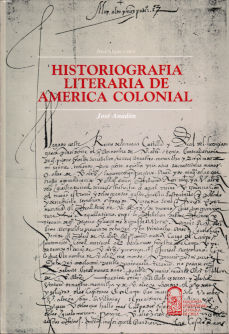 Imágen cubierta: Historiografía literaria de América colonial