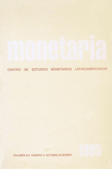 Imagen cubierta: Monetaria, volumen XVI, nº. 4