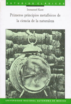 Imágen cubierta: Primeros principios metafísicos de la ciencia de la naturaleza