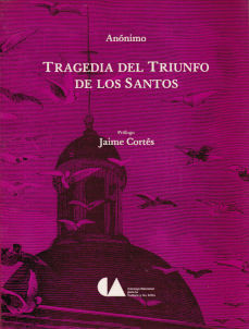 Tragedia del Triunfo de los Santos Imágen cubierta: Tragedia del Triunfo de los Santos